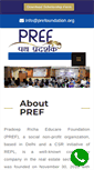 Mobile Screenshot of prefoundation.org